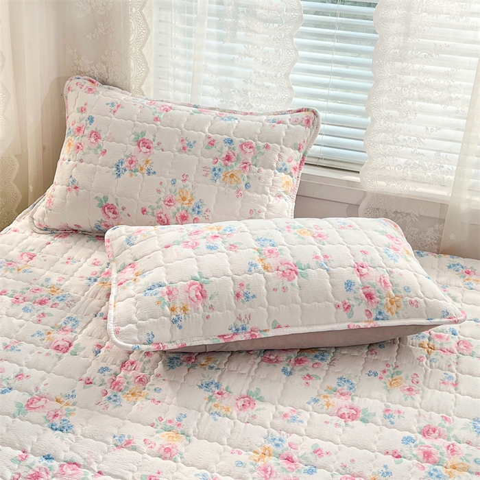 91家纺网 家纺一手货源 找家纺 （总）梦舒羽 2025新款云感双层纱夹棉枕套宿舍单人枕芯套一对装加厚枕头套