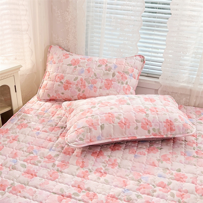 梦舒羽 2025新款云感双层纱夹棉枕套宿舍单人枕芯套一对装加厚枕头套 倾城之恋