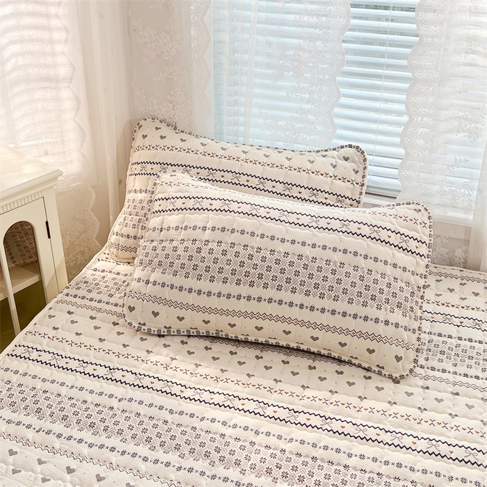 91家纺网 家纺一手货源 找家纺 梦舒羽 2025新款云感双层纱夹棉枕套宿舍单人枕芯套一对装加厚枕头套 遇见浪漫