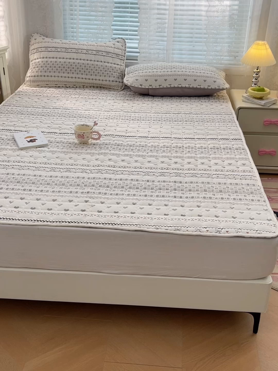 91家纺网 家纺一手货源 找家纺 梦舒羽 2025新款云感双层纱夹棉枕套宿舍单人枕芯套一对装加厚枕头套 遇见浪漫