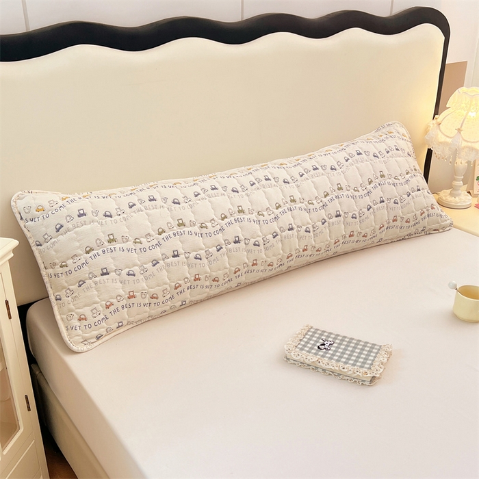 91家纺网 家纺一手货源 找家纺 梦舒羽 2025新款云感双层纱夹棉双人枕套情侣1.5m枕芯套1.8床加厚枕头套 汽车世界