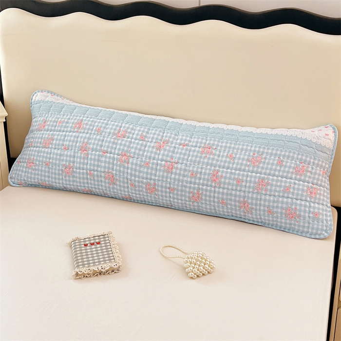 91家纺网 家纺一手货源 找家纺 梦舒羽 2025新款云感双层纱夹棉双人枕套情侣1.5m枕芯套1.8床加厚枕头套 浮生若梦