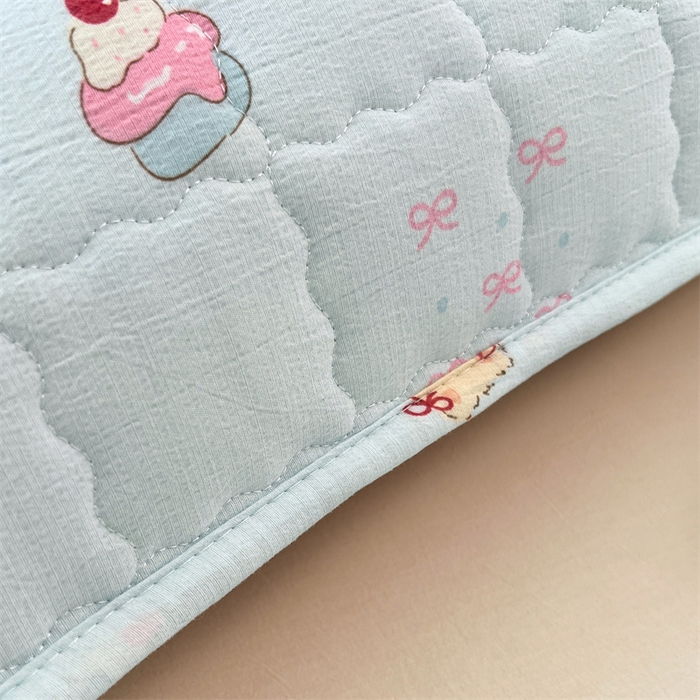 91家纺网 家纺一手货源 找家纺 梦舒羽 2025新款云感双层纱夹棉双人枕套情侣1.5m枕芯套1.8床加厚枕头套 甜心小狗