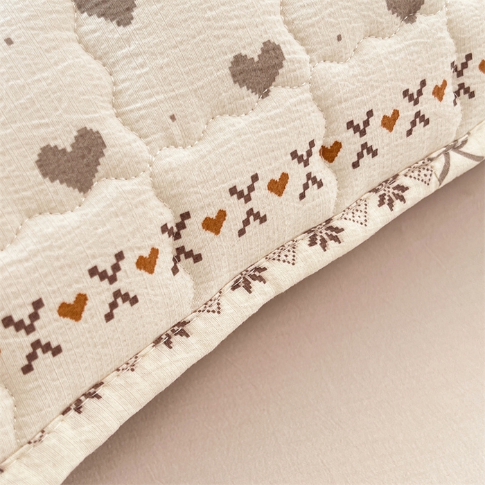 91家纺网 家纺一手货源 找家纺 梦舒羽 2025新款云感双层纱夹棉双人枕套情侣1.5m枕芯套1.8床加厚枕头套 遇见浪漫