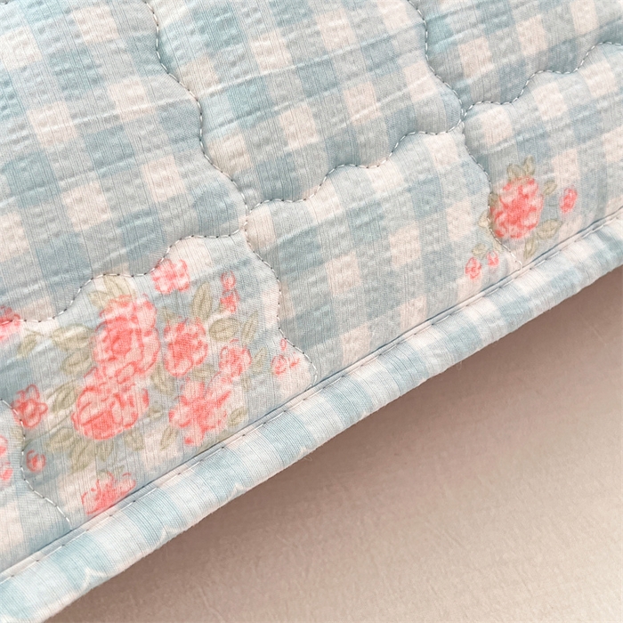 91家纺网 家纺一手货源 找家纺 梦舒羽 2025新款云感双层纱夹棉双人枕套情侣1.5m枕芯套1.8床加厚枕头套 浮生若梦