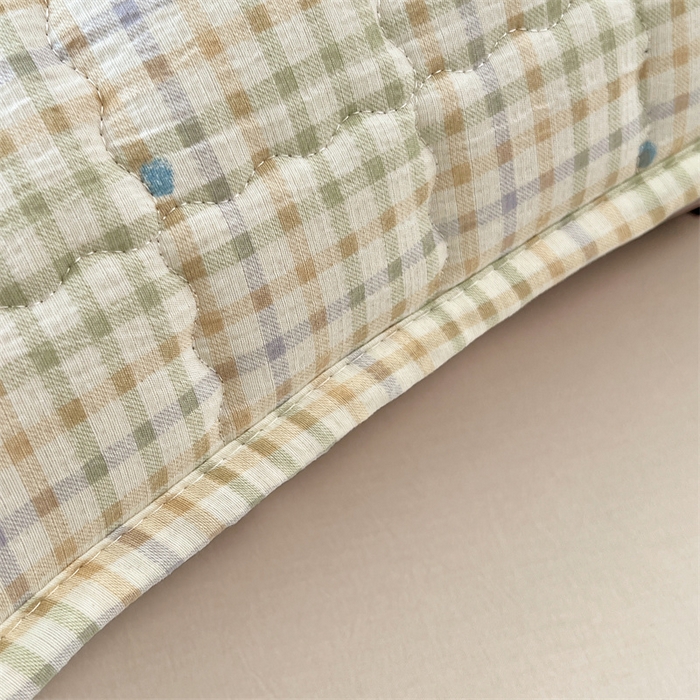 91家纺网 家纺一手货源 找家纺 梦舒羽 2025新款云感双层纱夹棉双人枕套情侣1.5m枕芯套1.8床加厚枕头套 快乐逐梦