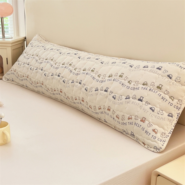 91家纺网 家纺一手货源 找家纺 （总）梦舒羽 2025新款云感双层纱夹棉双人枕套情侣1.5m枕芯套1.8床加厚枕头套