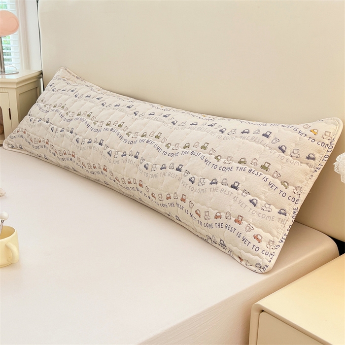 91家纺网 家纺一手货源 找家纺 （总）梦舒羽 2025新款云感双层纱夹棉双人枕套情侣1.5m枕芯套1.8床加厚枕头套