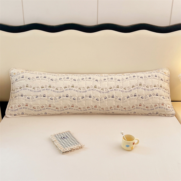 91家纺网 家纺一手货源 找家纺 （总）梦舒羽 2025新款云感双层纱夹棉双人枕套情侣1.5m枕芯套1.8床加厚枕头套