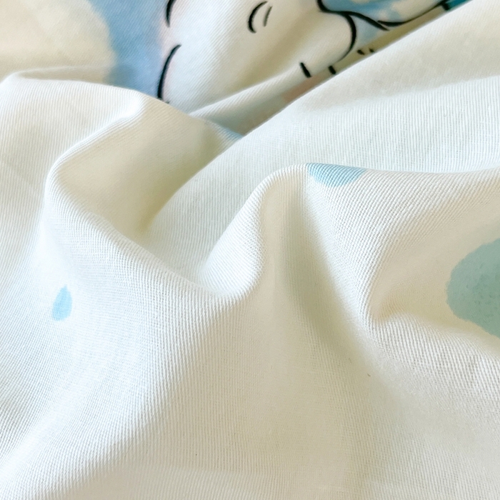 91家纺网 家纺一手货源 找家纺 莱通家纺 2025春夏新款12868纯棉印花学生单床笠 床笠单件（商家提供买家秀） 达乐宝贝