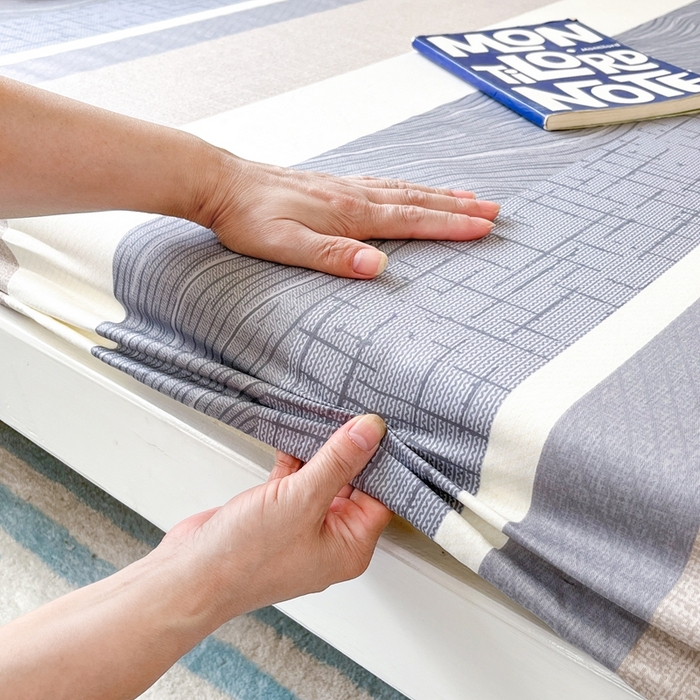 91家纺网 家纺一手货源 找家纺 莱通家纺 2025春夏新款12868纯棉印花学生单床笠 床笠单件（商家提供买家秀） 布兰卡