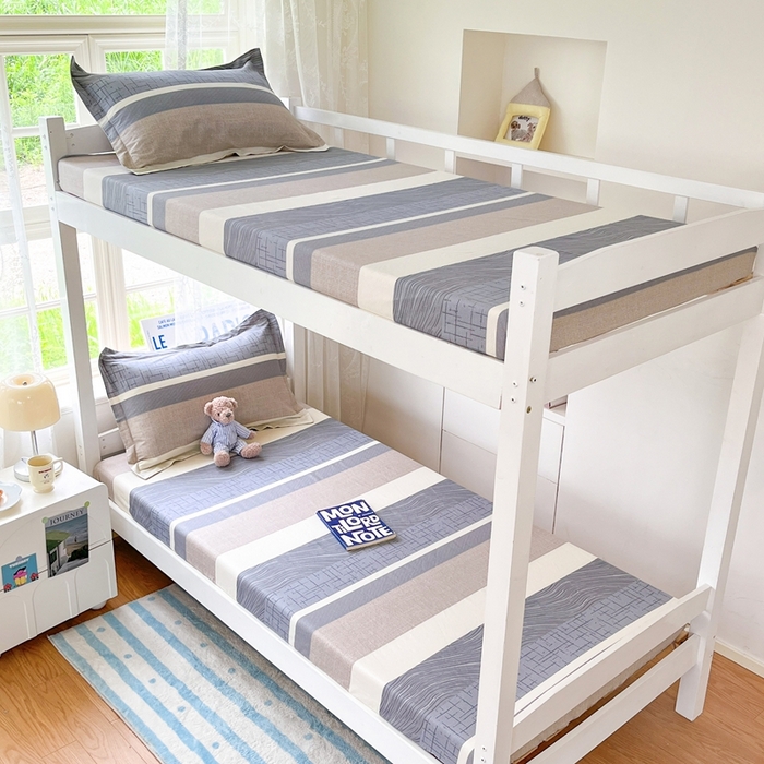 91家纺网 家纺一手货源 找家纺 莱通家纺 2025春夏新款12868纯棉印花学生单床笠 床笠单件（商家提供买家秀） 布兰卡