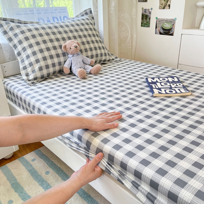 莱通家纺 2025春夏新款12868纯棉印花学生单床笠 床笠单件（商家提供买家秀） 格瑞