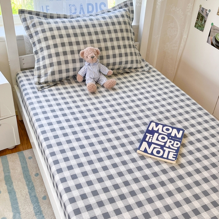 91家纺网 家纺一手货源 找家纺 莱通家纺 2025春夏新款12868纯棉印花学生单床笠 床笠单件（商家提供买家秀） 格瑞