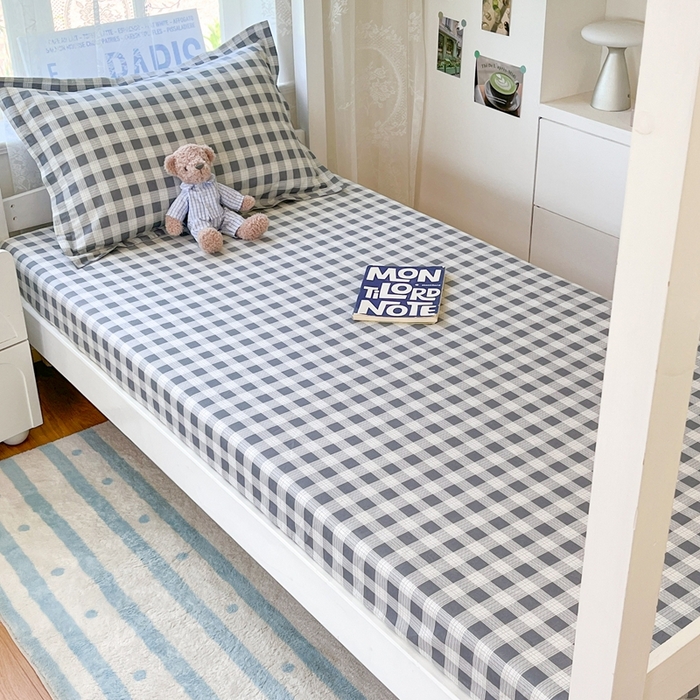 91家纺网 家纺一手货源 找家纺 莱通家纺 2025春夏新款12868纯棉印花学生单床笠 床笠单件（商家提供买家秀） 格瑞