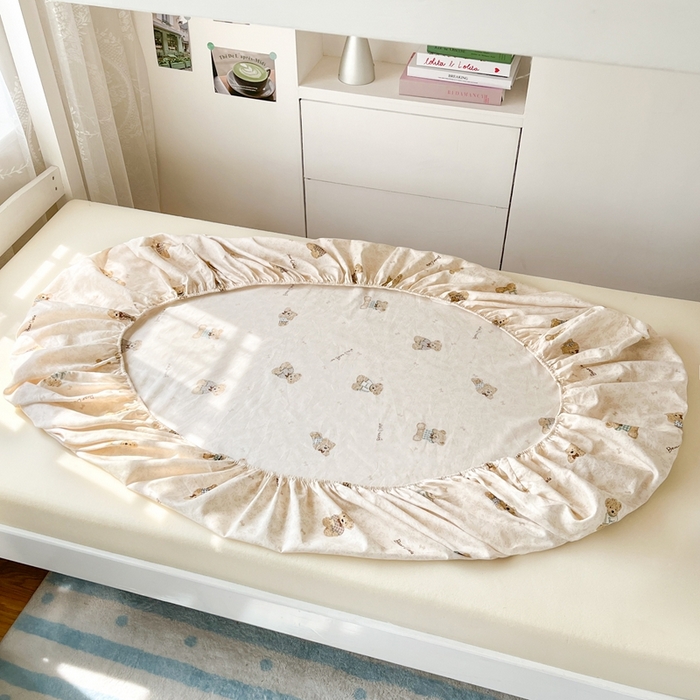 91家纺网 家纺一手货源 找家纺 莱通家纺 2025春夏新款12868纯棉印花学生单床笠 床笠单件（商家提供买家秀） 果酱电台