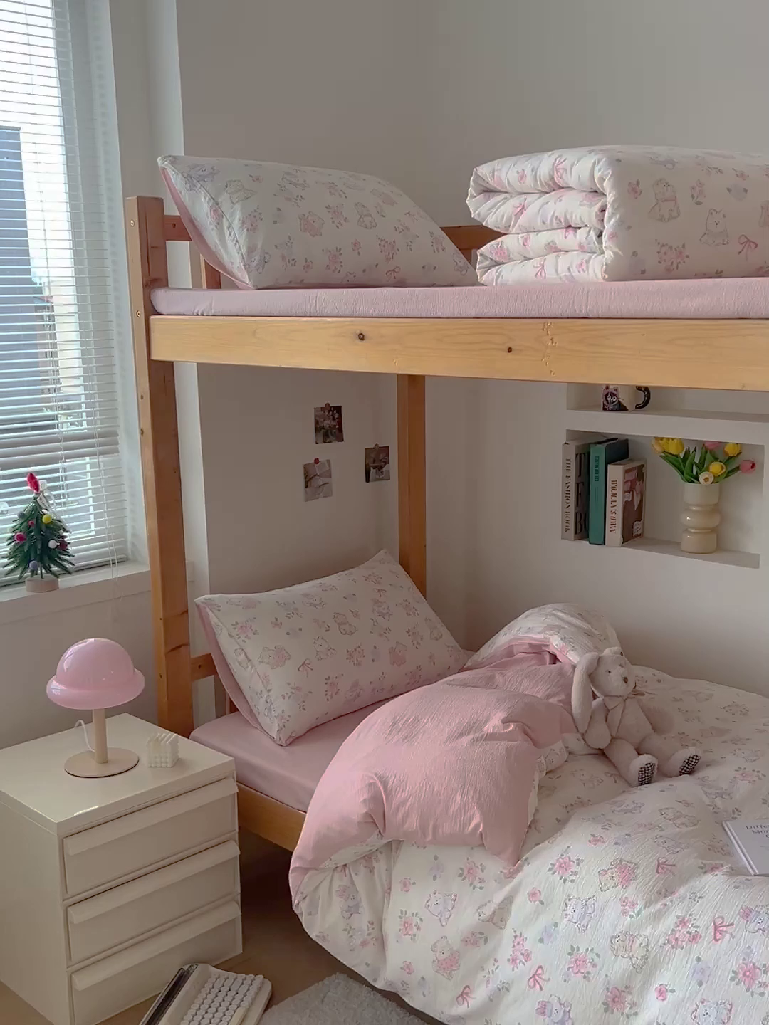 91家纺网 家纺一手货源 找家纺 名兮家居 2025新款皱皱棉学生床宿舍上下铺三件套六件套 美娜