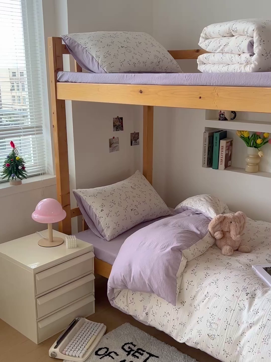 91家纺网 家纺一手货源 找家纺 名兮家居 2025新款皱皱棉学生床宿舍上下铺三件套六件套 蜜芽兔