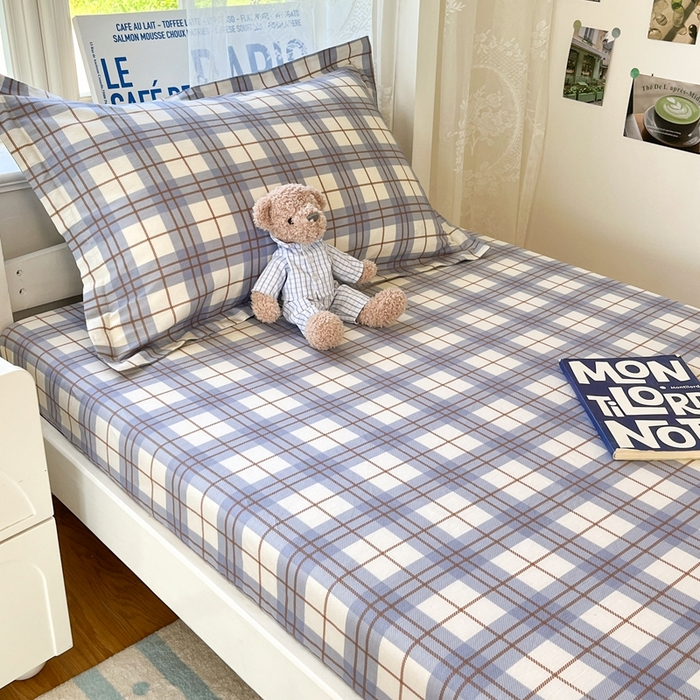 91家纺网 家纺一手货源 找家纺 莱通家纺 2025春夏新款12868纯棉印花学生单床笠 床笠单件（商家提供买家秀） 简昔