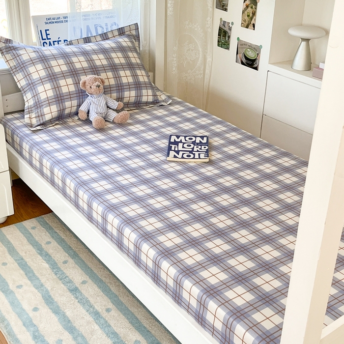 91家纺网 家纺一手货源 找家纺 莱通家纺 2025春夏新款12868纯棉印花学生单床笠 床笠单件（商家提供买家秀） 简昔