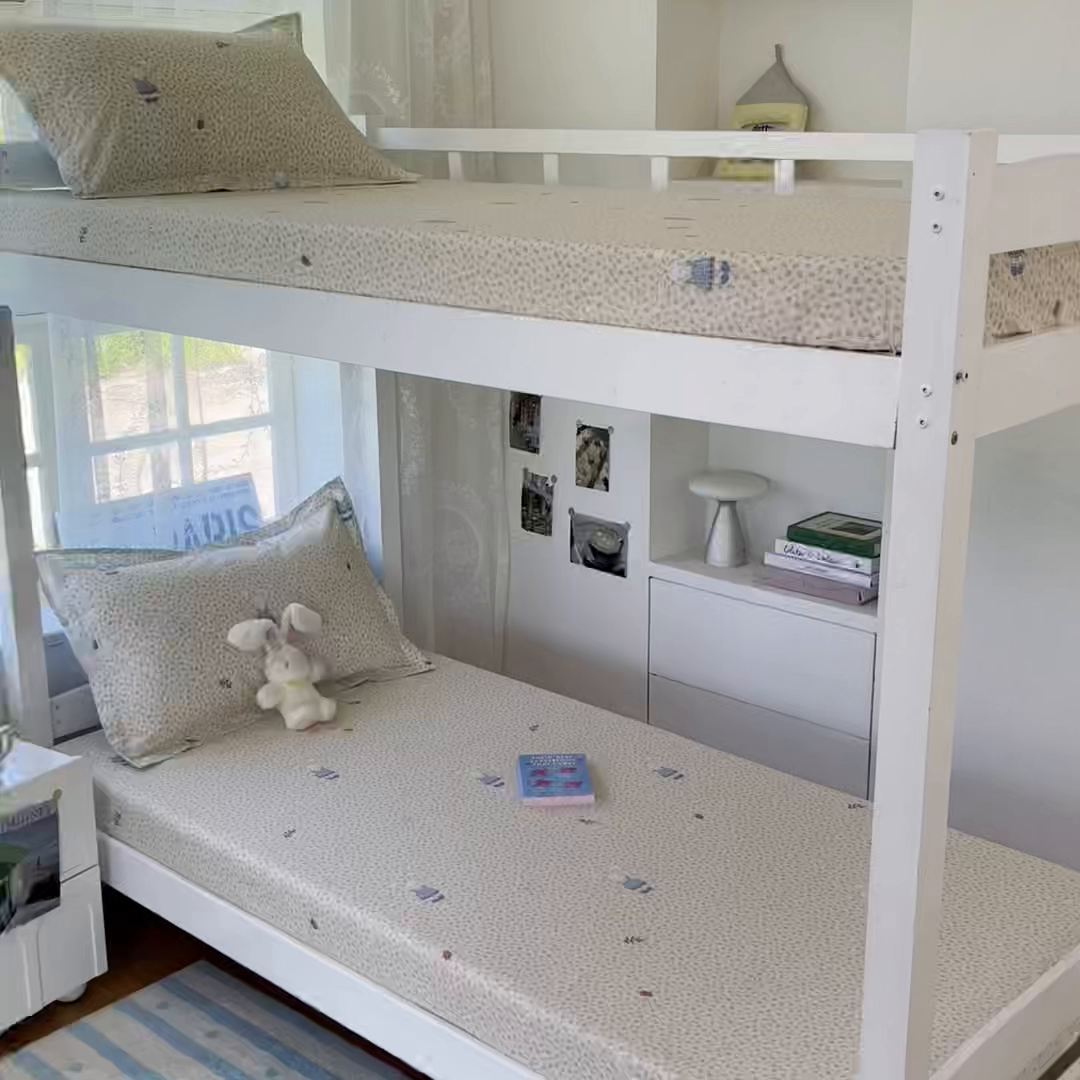 91家纺网 家纺一手货源 找家纺 莱通家纺 2025春夏新款12868纯棉印花学生单床笠 床笠单件（商家提供买家秀） 奶呼兔兔