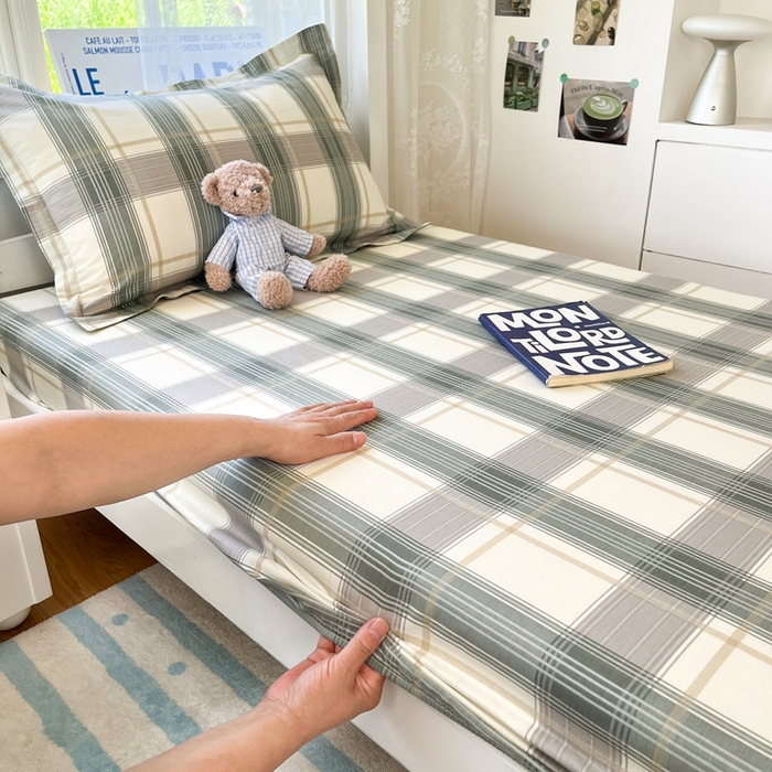 莱通家纺 2025春夏新款12868纯棉印花学生单床笠 床笠单件（商家提供买家秀） 新格拉