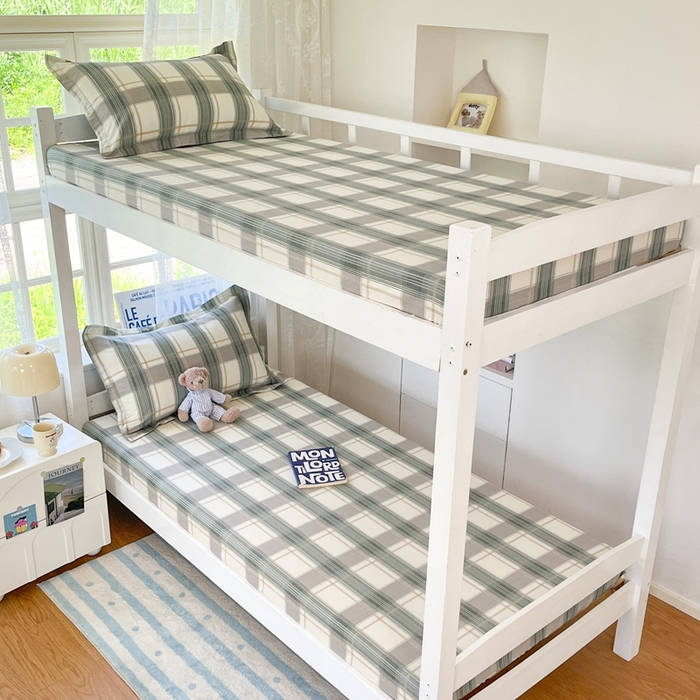 91家纺网 家纺一手货源 找家纺 莱通家纺 2025春夏新款12868纯棉印花学生单床笠 床笠单件（商家提供买家秀） 新格拉