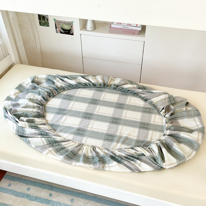 91家纺网 家纺一手货源 找家纺 莱通家纺 2025春夏新款12868纯棉印花学生单床笠 床笠单件（商家提供买家秀） 新格拉