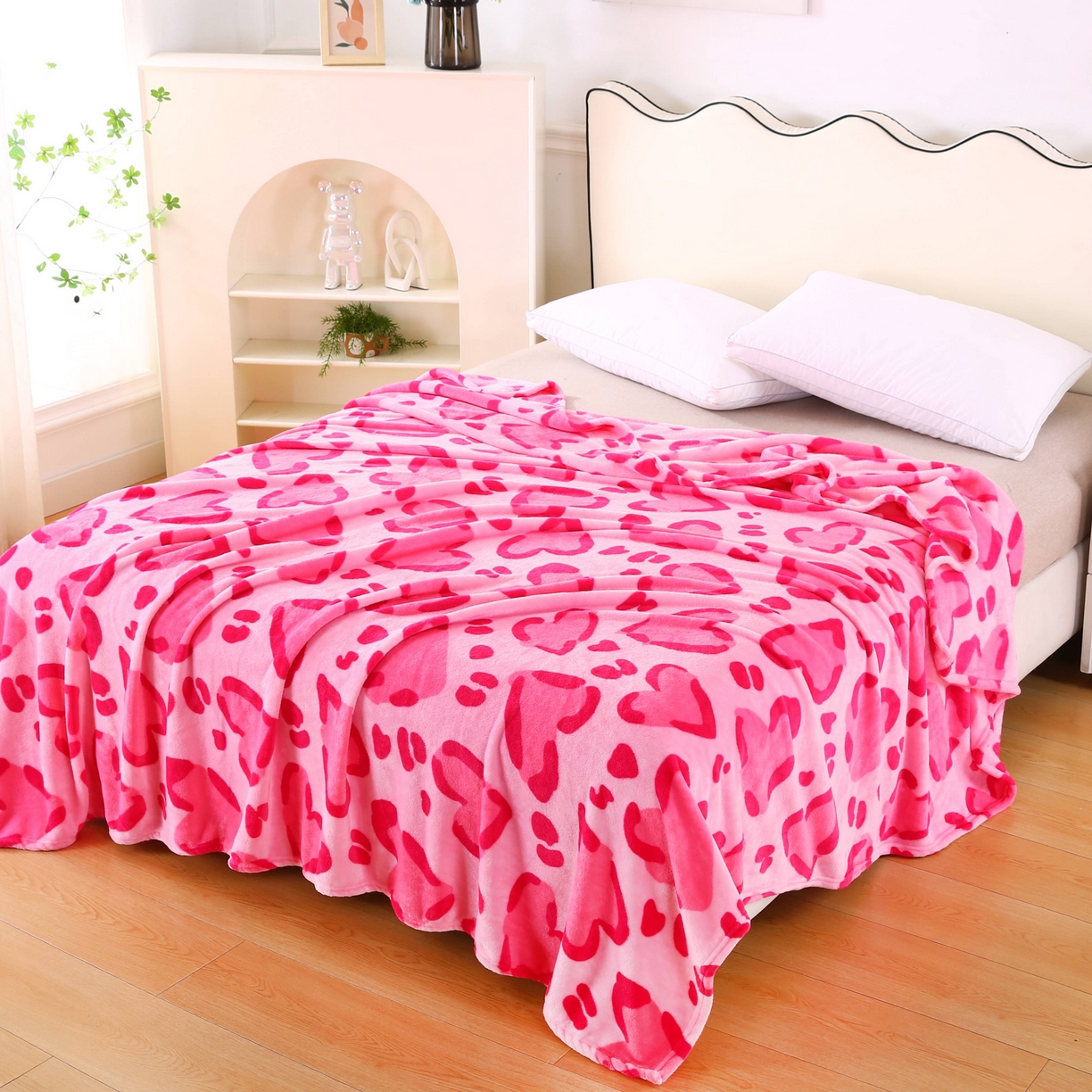 91家纺网 家纺一手货源 找家纺 （总）璐维斯 2025新款直播260g法莱绒毯子牛奶绒印花毛毯沙发巾沙发毯跨境外贸