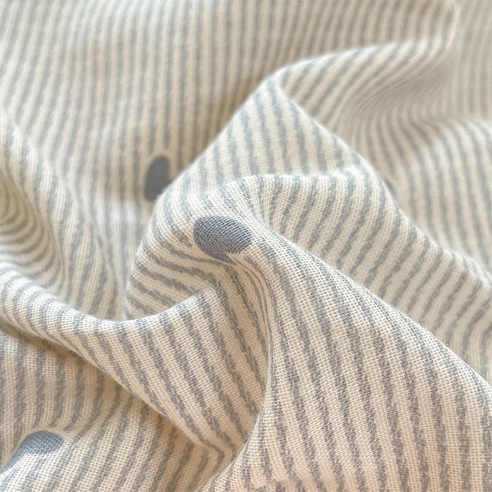 91家纺网 家纺一手货源 找家纺 寐居家纺 2025新款全棉纯棉A类双层纱拼接毛巾绣花四件套 萌兔之星