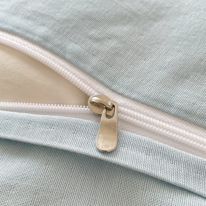 91家纺网 家纺一手货源 找家纺 寐居家纺 2025新款全棉纯棉A类双层纱拼接毛巾绣花四件套 团团熊猫