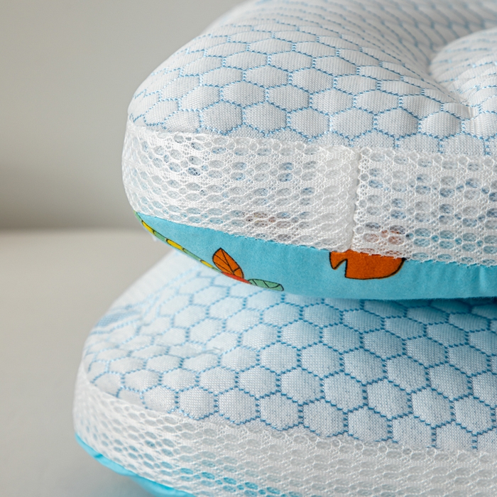 91家纺网 家纺一手货源 找家纺 大熊枕芯 2025新款AB版冰豆豆小熊儿童枕枕头枕芯 冰豆豆小熊枕-恐龙 30x50cm/对