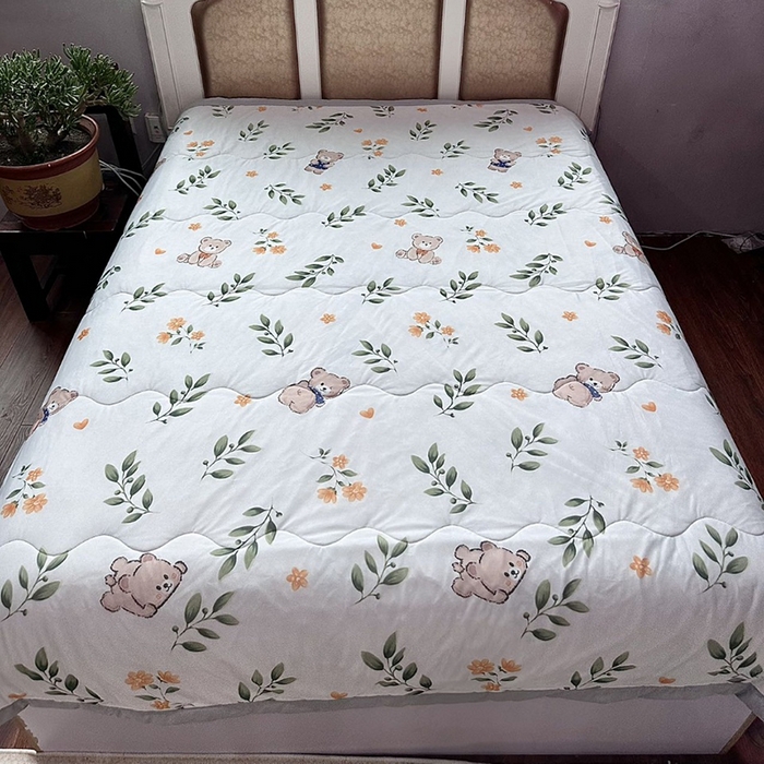 91家纺网 家纺一手货源 找家纺 （总）歌历斯家纺 2025新款凉感丝夏被清仓亏本处理印花夏被学生夏被被子被芯颜色随机