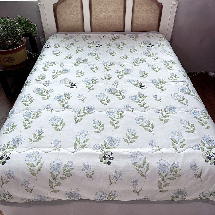 91家纺网 家纺一手货源 找家纺 歌历斯家纺 2025新款凉感丝夏被清仓亏本处理印花夏被学生夏被被子被芯颜色随机 颜色随机