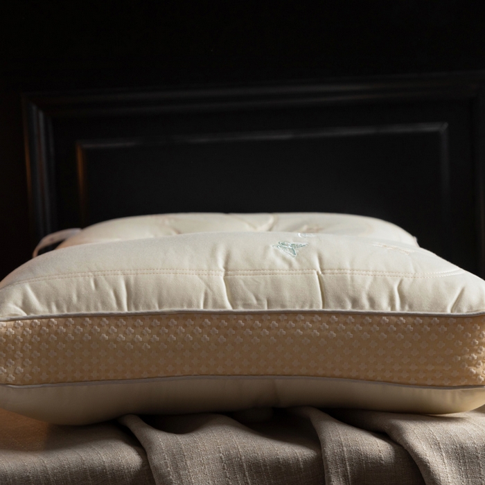 91家纺网 家纺一手货源 找家纺 （总）慕尚家纺 2025新款简约天丝棉绣花枕头枕芯