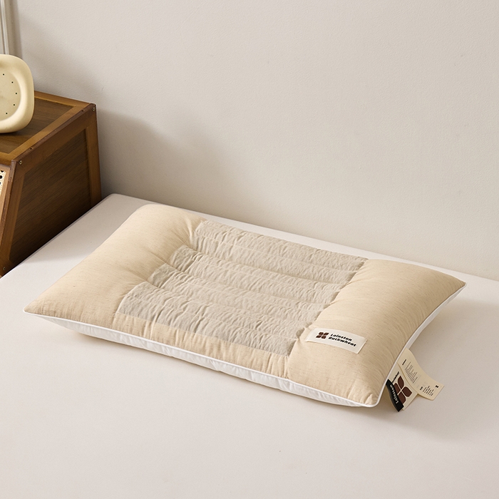 91家纺网 家纺一手货源 找家纺 （总）圣之寐 2025新款草本苦荞健康睡眠护颈枕头枕芯