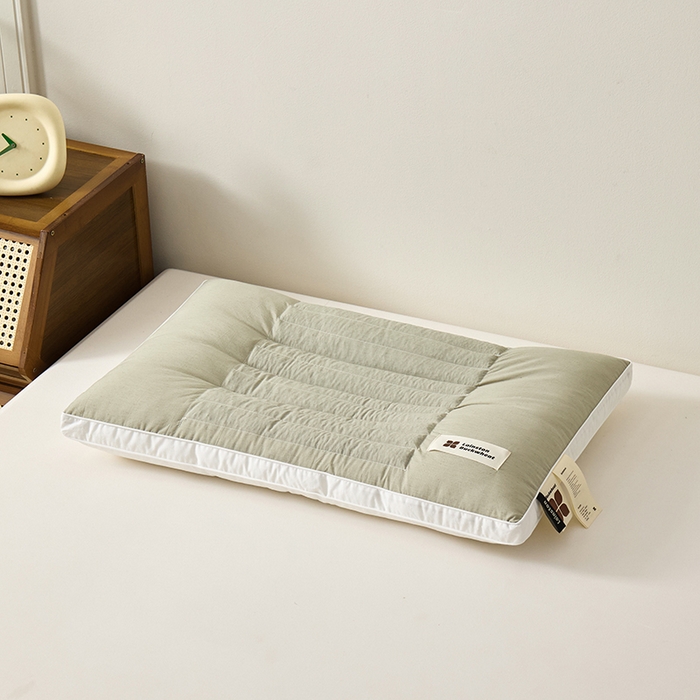 91家纺网 家纺一手货源 找家纺 （总）圣之寐 2025新款草本苦荞健康睡眠护颈枕头枕芯