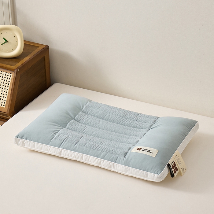 91家纺网 家纺一手货源 找家纺 （总）圣之寐 2025新款草本苦荞健康睡眠护颈枕头枕芯