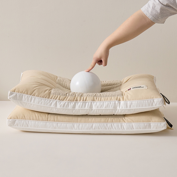 91家纺网 家纺一手货源 找家纺 （总）圣之寐 2025新款草本苦荞健康睡眠护颈枕头枕芯