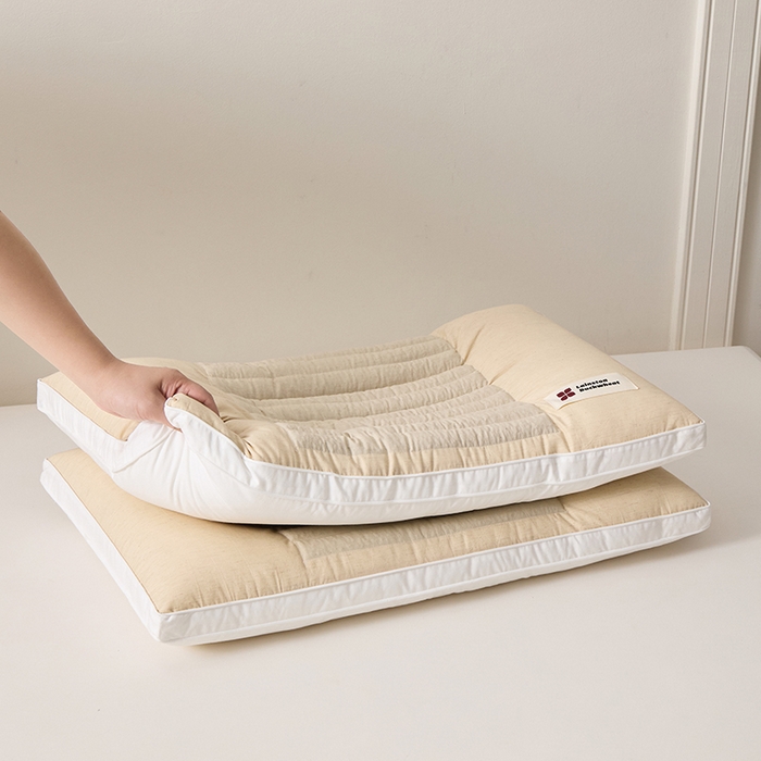 91家纺网 家纺一手货源 找家纺 （总）圣之寐 2025新款草本苦荞健康睡眠护颈枕头枕芯