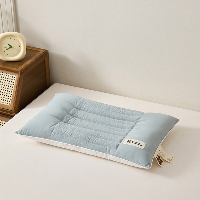 圣之寐 2025新款草本苦荞健康睡眠护颈枕头枕芯 护颈低枕-夏兰