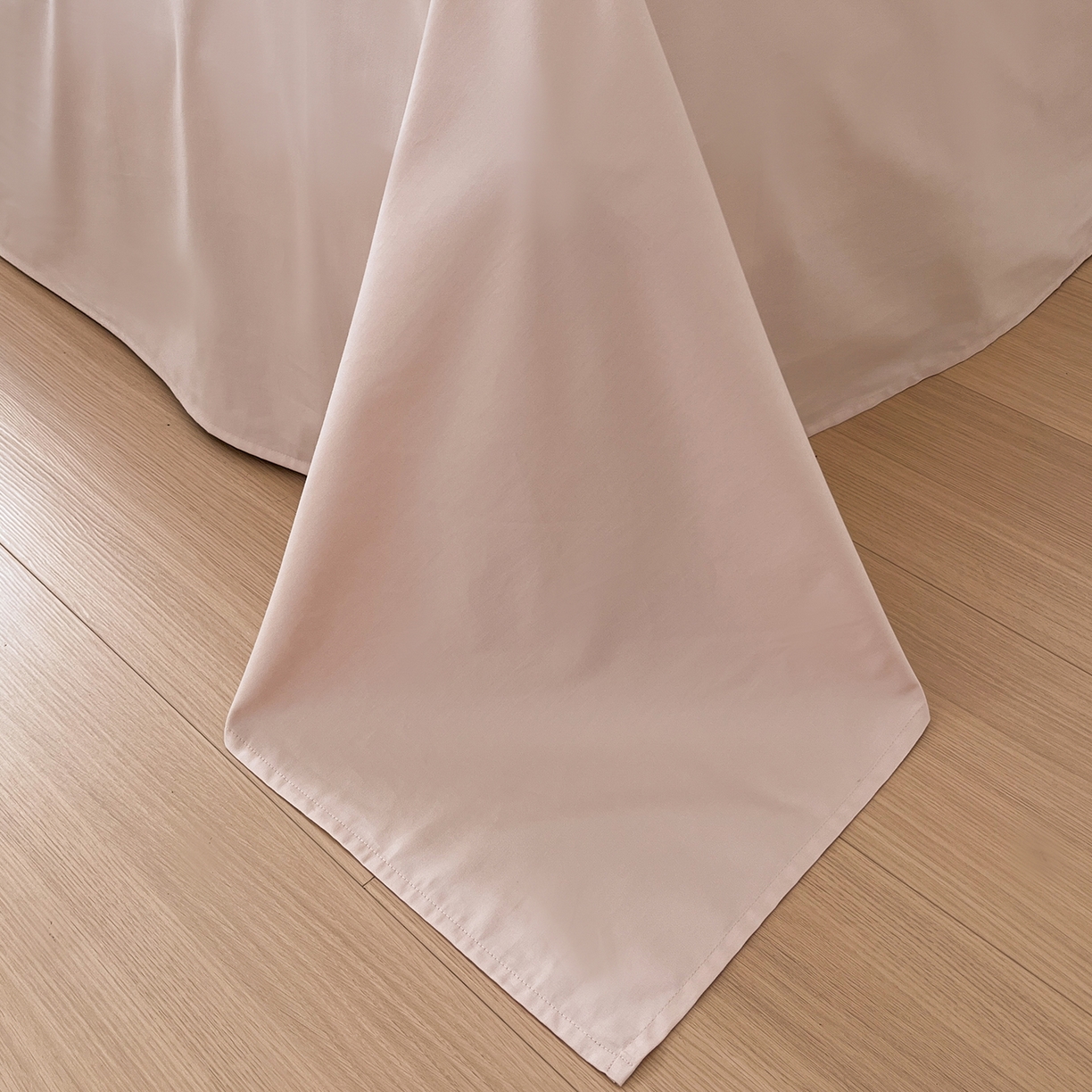 91家纺网 家纺一手货源 找家纺 三朵家纺 2025新款50支加厚全棉纯棉磨毛混搭四件套-美拉德系列 复古粉