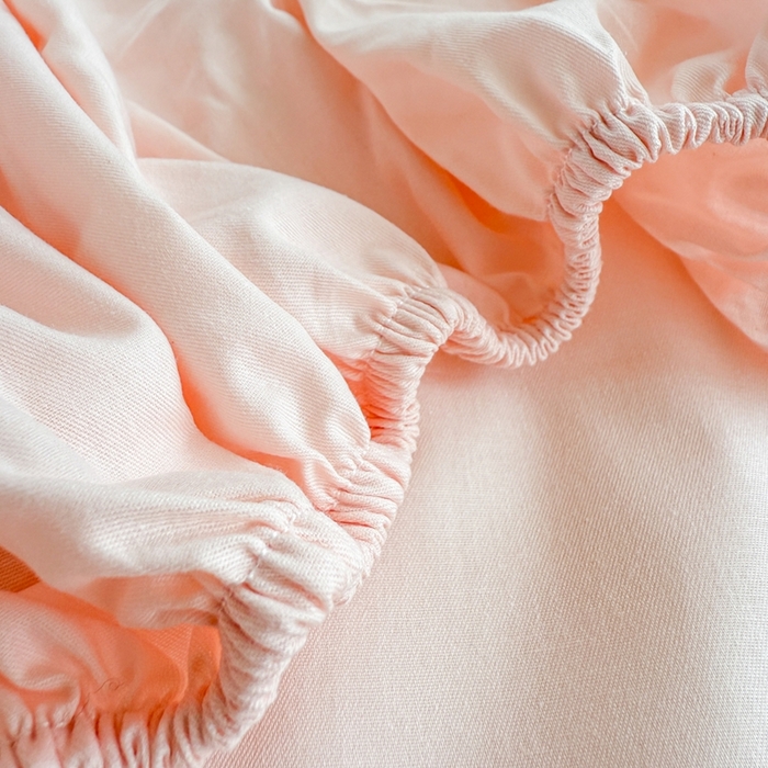 91家纺网 家纺一手货源 找家纺 眠博士 2025新款A类40支13372全棉纯棉纯色学生床三件套 浅粉