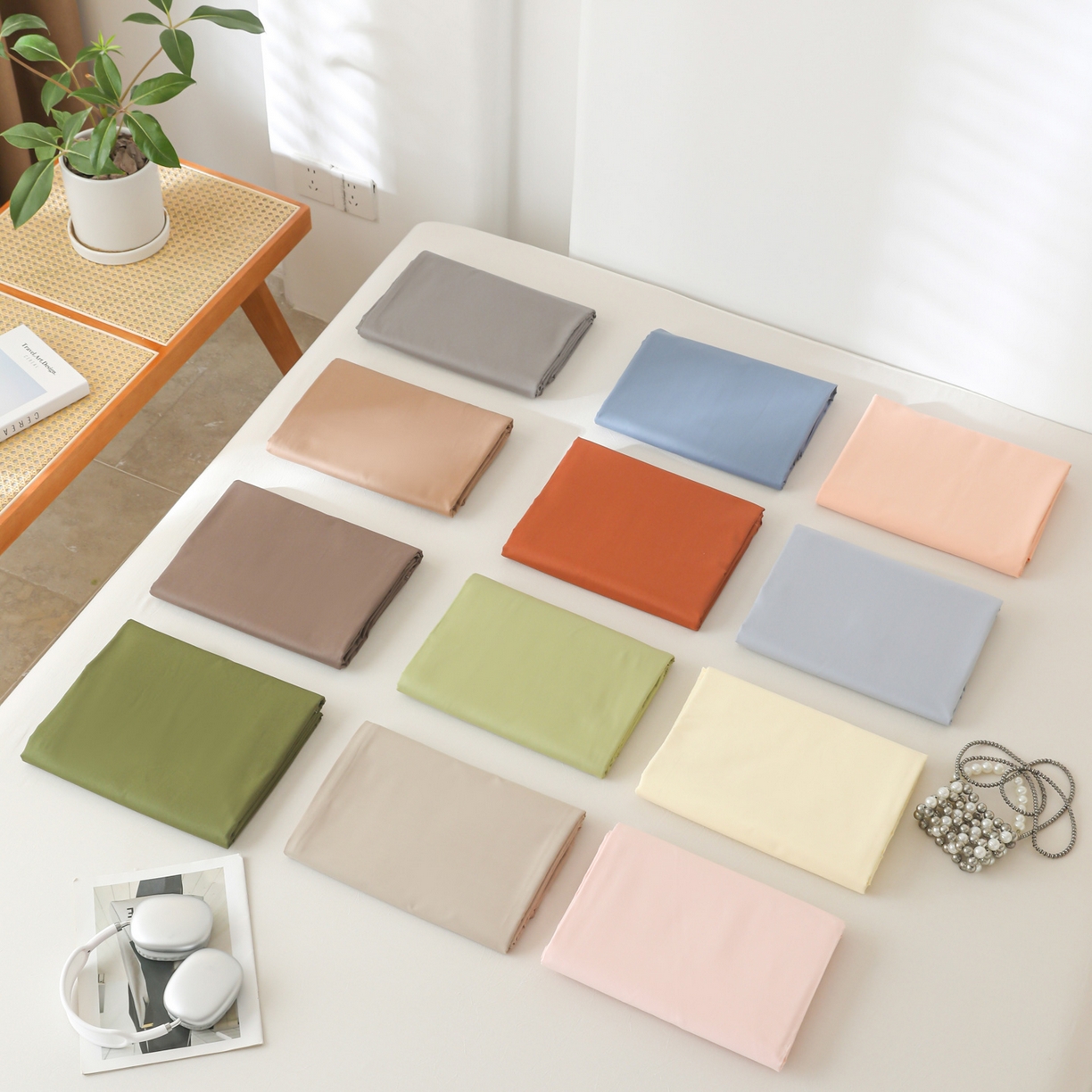 眠博士 2025新款A类40支13372全棉纯棉纯色学生床三件套 组合图仅供参考