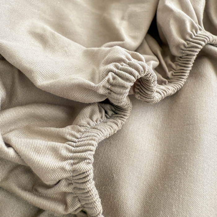 91家纺网 家纺一手货源 找家纺 眠博士 2025新款A类40支13372全棉纯棉纯色学生床三件套 杏色