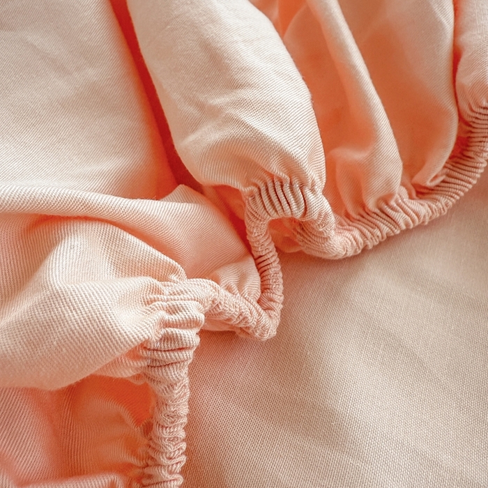 91家纺网 家纺一手货源 找家纺 眠博士 2025新款A类40支13372全棉纯棉纯色学生床三件套 橘色