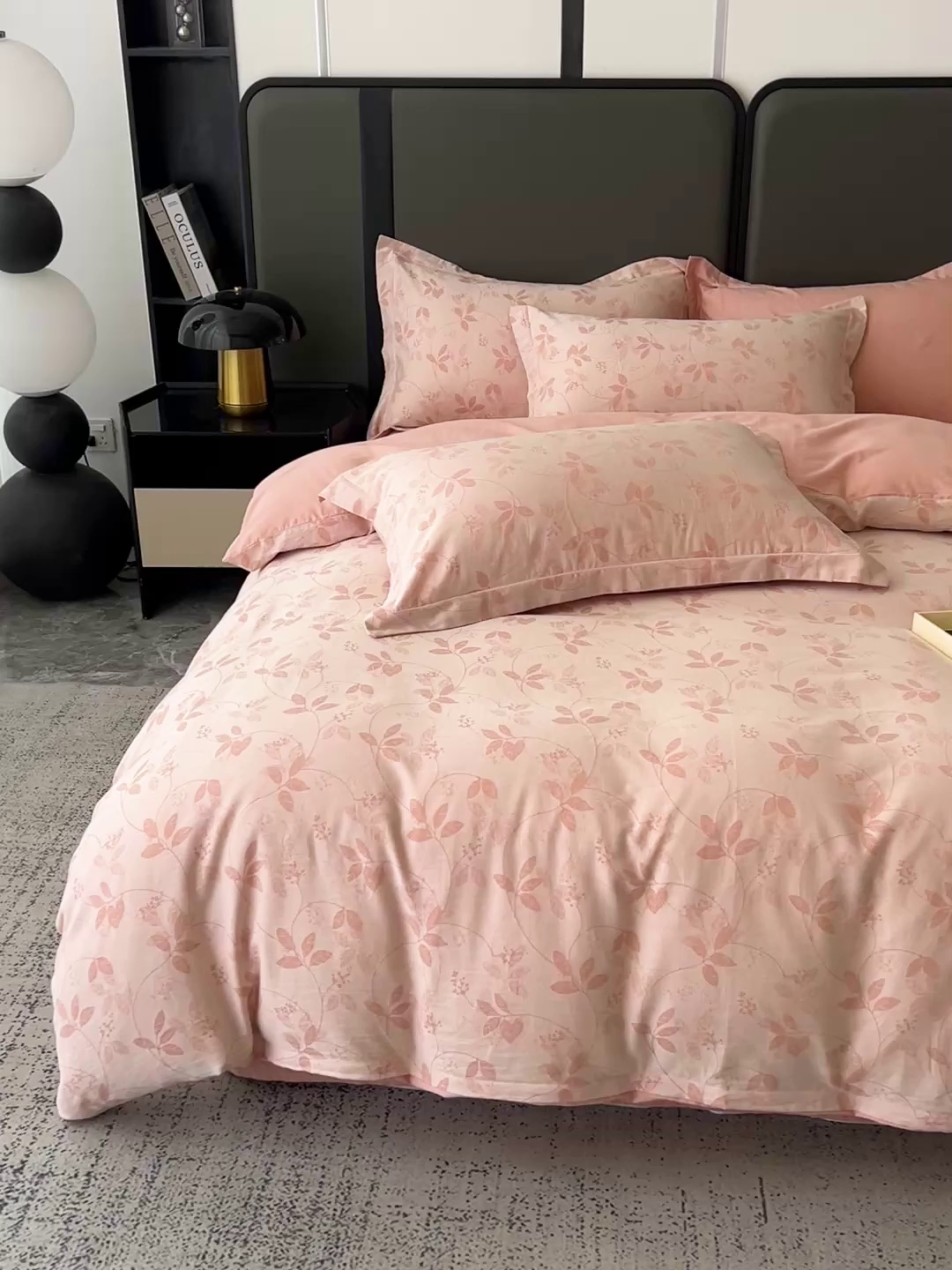 91家纺网 家纺一手货源 找家纺 （总）锦彩家居 2025新款A类60支全棉纯棉色织提花四件套-复古风系列