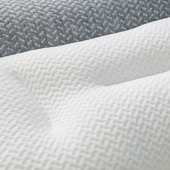 91家纺网 家纺一手货源 找家纺 蝶飞舞 2025新款针织棉反牵引枕头枕芯护颈枕芯 牵引枕 灰色 48*74cm