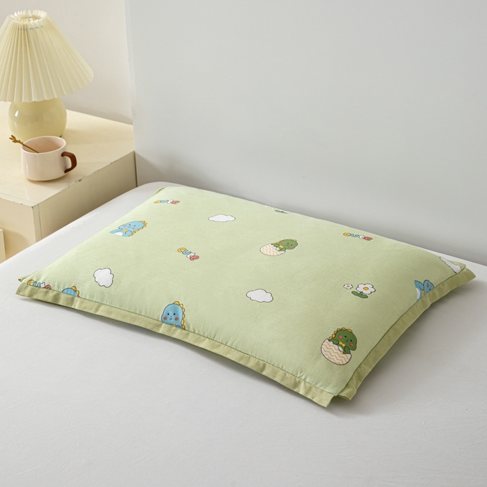 91家纺网 家纺一手货源 找家纺 （总）大熊枕芯 2025新款全棉双层纱儿童棉花枕枕头枕芯