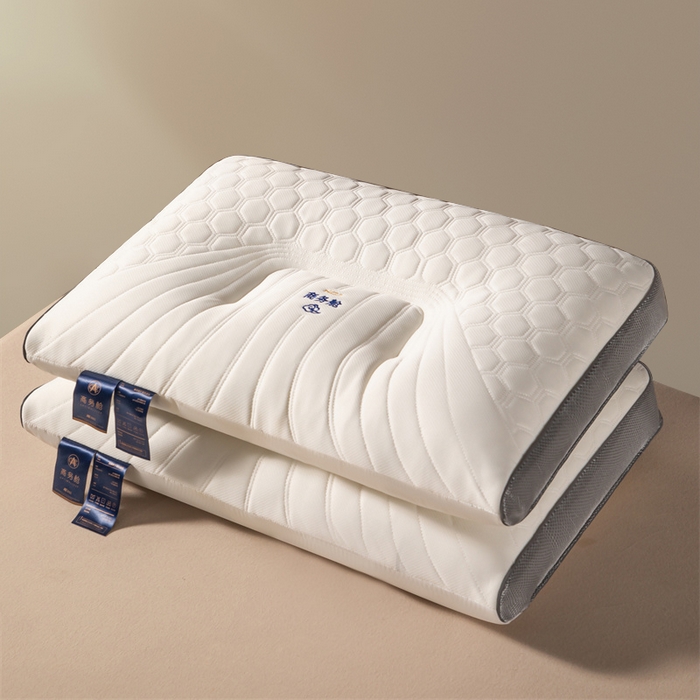 91家纺网 家纺一手货源 找家纺 （总）蝶飞舞 2025新款商务舱乳胶层护颈枕头枕芯太空舱云端舱护颈枕芯  商务舱